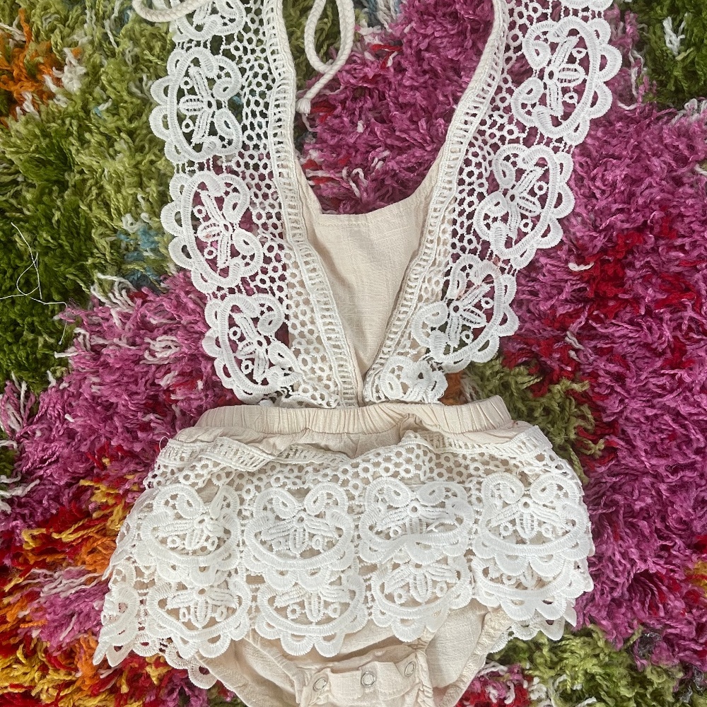 Boho Lace Romper